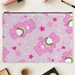 Cheer Bear Pink, Care, Care Bears, Cartoon Cosmetic Bag (XXXL)