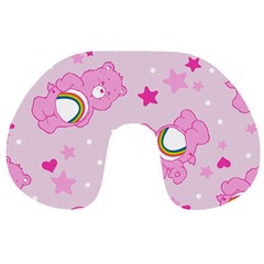 Cheer Bear Pink, Care, Care Bears, Cartoon Travel Neck Pillow from ArtsNow.com Back