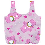 Cheer Bear Pink, Care, Care Bears, Cartoon Full Print Recycle Bag (XL)