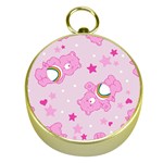 Cheer Bear Pink, Care, Care Bears, Cartoon Gold Compasses