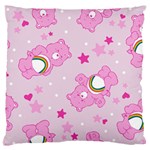 Cheer Bear Pink, Care, Care Bears, Cartoon Standard Premium Plush Fleece Cushion Case (One Side)