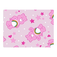 Cheer Bear Pink, Care, Care Bears, Cartoon Two Sides Premium Plush Fleece Blanket (Mini) from ArtsNow.com 35 x27  Blanket Front