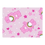 Cheer Bear Pink, Care, Care Bears, Cartoon Two Sides Premium Plush Fleece Blanket (Mini)