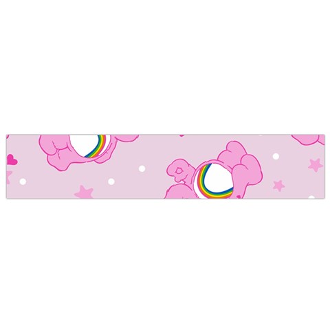 Cheer Bear Pink, Care, Care Bears, Cartoon Small Premium Plush Fleece Scarf from ArtsNow.com Front