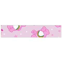 Cheer Bear Pink, Care, Care Bears, Cartoon Small Premium Plush Fleece Scarf from ArtsNow.com Front