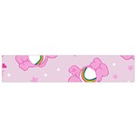 Cheer Bear Pink, Care, Care Bears, Cartoon Small Premium Plush Fleece Scarf