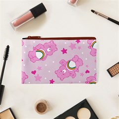 Cheer Bear Pink, Care, Care Bears, Cartoon Cosmetic Bag (XS) from ArtsNow.com Front