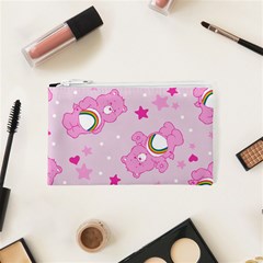 Cheer Bear Pink, Care, Care Bears, Cartoon Cosmetic Bag (XS) from ArtsNow.com Front