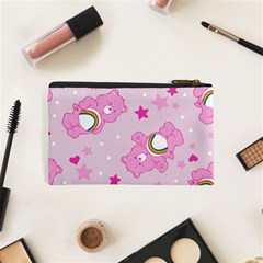 Cheer Bear Pink, Care, Care Bears, Cartoon Cosmetic Bag (XS) from ArtsNow.com Back