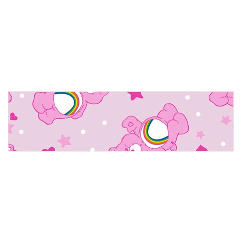 Cheer Bear Pink, Care, Care Bears, Cartoon Oblong Satin Scarf (16  x 60 ) from ArtsNow.com Front