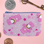 Cheer Bear Pink, Care, Care Bears, Cartoon Large Coin Purse