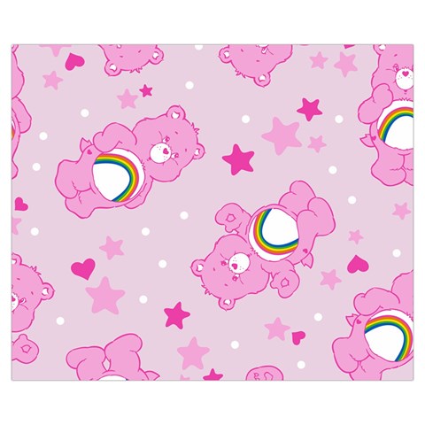 Cheer Bear Pink, Care, Care Bears, Cartoon Zipper Medium Tote Bag from ArtsNow.com Front