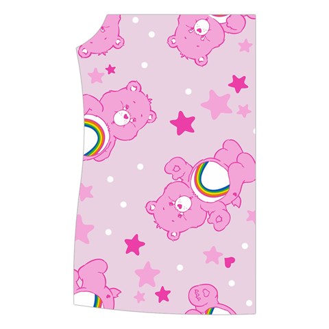 Cheer Bear Pink, Care, Care Bears, Cartoon Women s Button Up Vest from ArtsNow.com Front Right