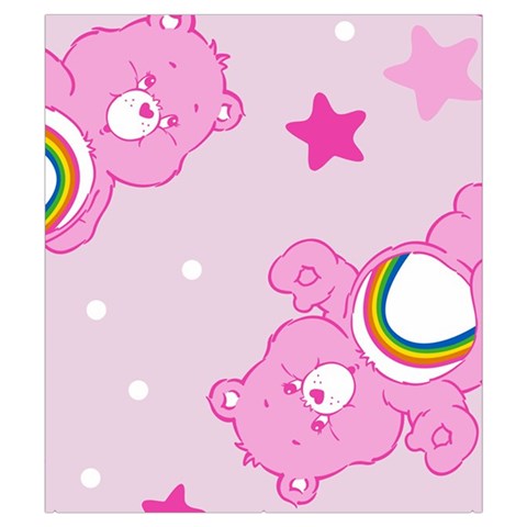 Cheer Bear Pink, Care, Care Bears, Cartoon Everyday Shoulder Bag with Pouch Bag from ArtsNow.com Back