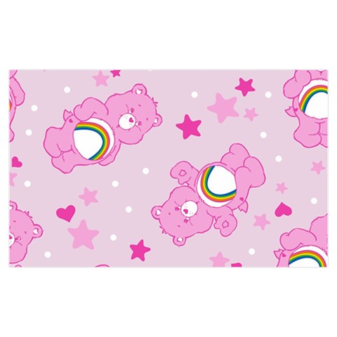 Cheer Bear Pink, Care, Care Bears, Cartoon Kids  Hooded Rain Ponchos from ArtsNow.com Pocket Cover