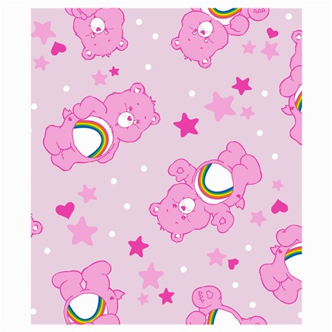 Cheer Bear Pink, Care, Care Bears, Cartoon Kids  Hooded Rain Ponchos from ArtsNow.com Hood Right