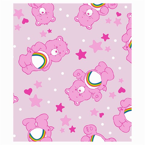 Cheer Bear Pink, Care, Care Bears, Cartoon Kids  Hooded Rain Ponchos from ArtsNow.com Hood Left