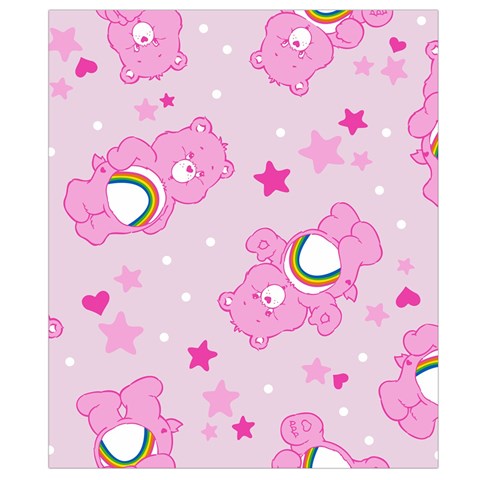 Cheer Bear Pink, Care, Care Bears, Cartoon Waist Pouch (Small) from ArtsNow.com Back Strap