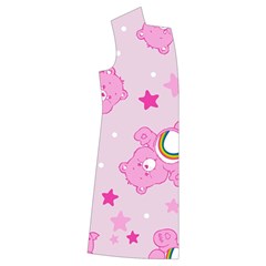 Cheer Bear Pink, Care, Care Bears, Cartoon Kids  Long Sleeve Velvet Lounge Robe from ArtsNow.com Front Right