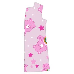 Cheer Bear Pink, Care, Care Bears, Cartoon Kids  Long Sleeve Velvet Lounge Robe from ArtsNow.com Front Left