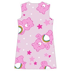 Cheer Bear Pink, Care, Care Bears, Cartoon Kids  Long Sleeve Velvet Lounge Robe from ArtsNow.com Back