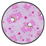 Cheer Bear Pink, Care, Care Bears, Cartoon Wireless Fast Charger(Black)