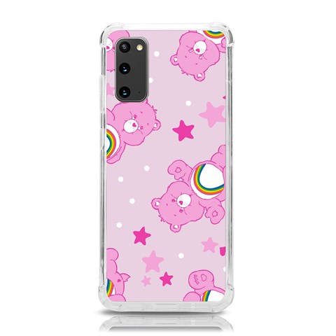 Cheer Bear Pink, Care, Care Bears, Cartoon Samsung Galaxy S20 6.2 Inch TPU UV Case from ArtsNow.com Front