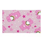 Cheer Bear Pink, Care, Care Bears, Cartoon Banner and Sign 5  x 3 