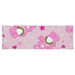 Cheer Bear Pink, Care, Care Bears, Cartoon Banner and Sign 6  x 2 