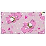 Cheer Bear Pink, Care, Care Bears, Cartoon Banner and Sign 6  x 3 