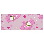 Cheer Bear Pink, Care, Care Bears, Cartoon Banner and Sign 8  x 3 