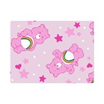 Cheer Bear Pink, Care, Care Bears, Cartoon Premium Plush Fleece Blanket (Mini)