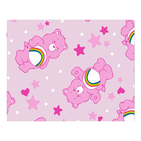 Cheer Bear Pink, Care, Care Bears, Cartoon Premium Plush Fleece Blanket (Large) from ArtsNow.com 80 x60  Blanket Front