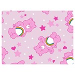 Cheer Bear Pink, Care, Care Bears, Cartoon Premium Plush Fleece Blanket (Extra Small)