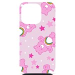 Cheer Bear Pink, Care, Care Bears, Cartoon iPhone 14 Pro Black UV Print Case