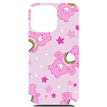 Cheer Bear Pink, Care, Care Bears, Cartoon iPhone 14 Pro Max Black UV Print Case