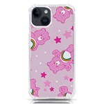 Cheer Bear Pink, Care, Care Bears, Cartoon iPhone 14 TPU UV Print Case