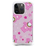 Cheer Bear Pink, Care, Care Bears, Cartoon iPhone 14 Pro TPU UV Print Case