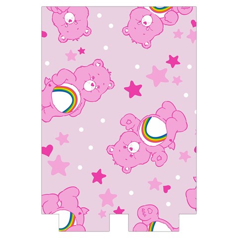 Cheer Bear Pink, Care, Care Bears, Cartoon Automatic Folding Umbrella with Case (Large) from ArtsNow.com Case