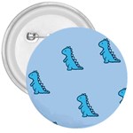 Dinosaur , Cute, Pastel, 3  Buttons