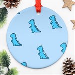 Dinosaur , Cute, Pastel, Ornament (Round)