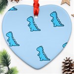 Dinosaur , Cute, Pastel, Ornament (Heart)