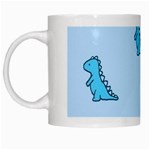 Dinosaur , Cute, Pastel, White Mug