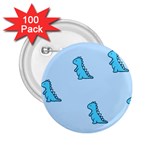 Dinosaur , Cute, Pastel, 2.25  Buttons (100 pack) 