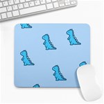 Dinosaur , Cute, Pastel, Large Mousepad