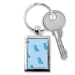 Dinosaur , Cute, Pastel, Key Chain (Rectangle)