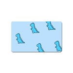 Dinosaur , Cute, Pastel, Magnet (Name Card)