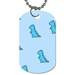 Dinosaur , Cute, Pastel, Dog Tag (One Side)