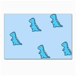 Dinosaur , Cute, Pastel, Postcard 4 x 6  (Pkg of 10)