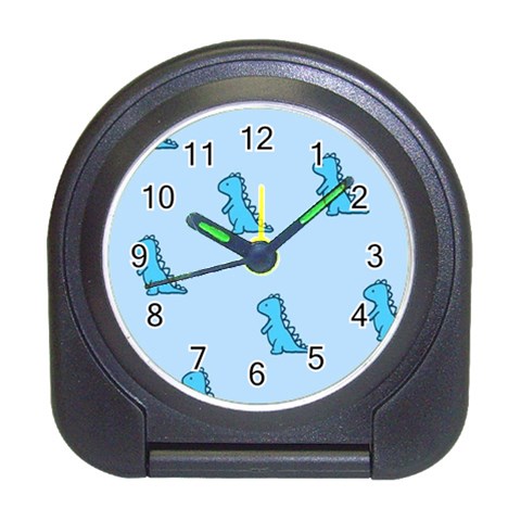 Dinosaur , Cute, Pastel, Travel Alarm Clock from ArtsNow.com Front